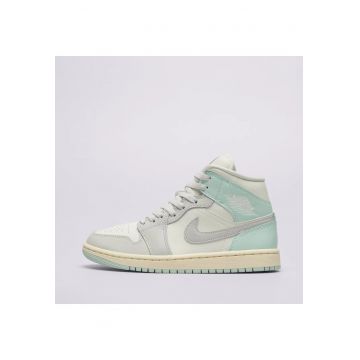Pantofi sport  Air Jordan 1 Mid - gri - piele naturala - marimea