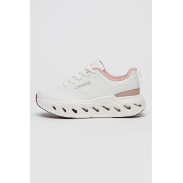 Pantofi sport Aquila de plasa cu amortizare - Roz pastel/Alb optic