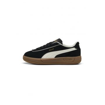 Pantofi sport cu detalii de piele intoarsa Palermo Moda - Negru/Crem