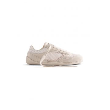 Pantofi sport cu piele intoarsa Ilesha - Alb murdar