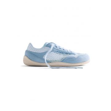 Pantofi sport cu piele intoarsa Ilesha - Albastru pastel