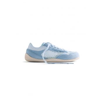 Pantofi sport cu piele intoarsa Ilesha - Albastru pastel