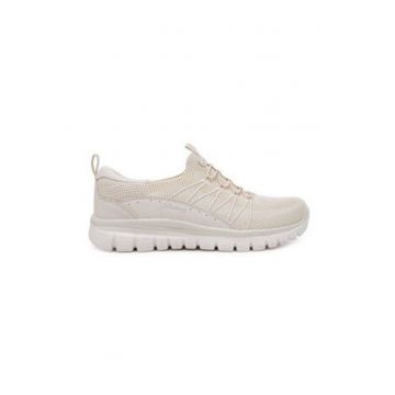Pantofi sport dama  304739910 - Textil - Alb - Alb