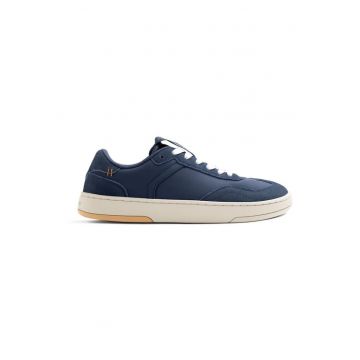 Pantofi sport de piele si piele intoarsa Masasi - Albastru