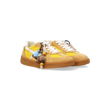 Pantofi sport din piele cu ornamente detasabile