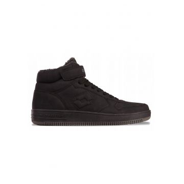 Pantofi sport din piele intoarsa cu logo -