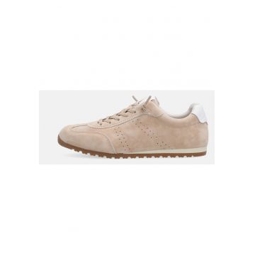 Pantofi sport din piele intoarsa cu perforatii