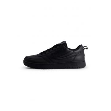 Pantofi sport low-cut de piele ecologica Rega - Negru