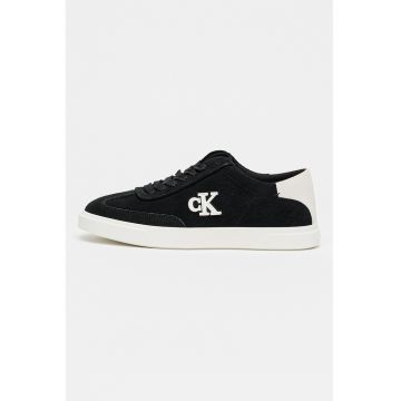 Pantofi sport low-cut din piele intoarsa Pro - Negru