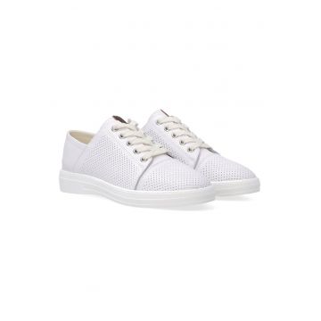 Pantofi sport piele cu model ajurat