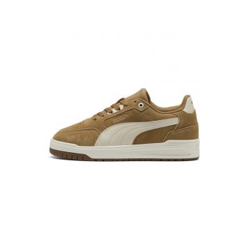 Pantofi sport Shuffle Downtown de piele intoarsa - Caramel/Crem