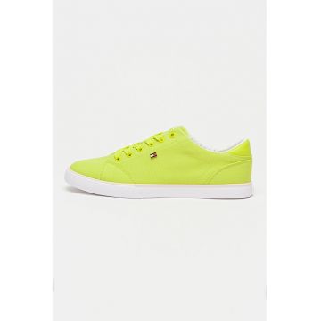 Tenisi cu detaliu logo - Verde lime