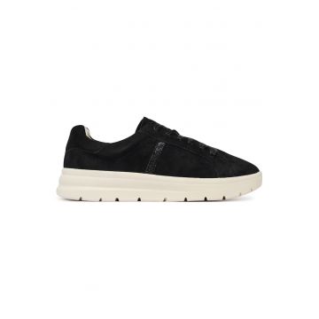 Tenisi dama -  piele naturala negru - confortabili - Negru