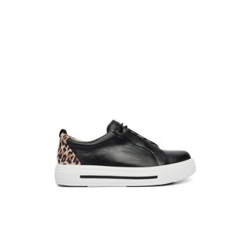 Adidasi dama -  piele naturala - negru -