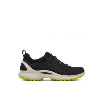 Adidasi  piele naturala - negru -