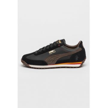 Easy Rider Harry Potter - Pantofi sport cu garnituri de piele intoarsa - Maro inchis/Albastru ultramarin