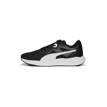 Pantofi cu garnituri de plasa pentru alergare Twitch Runner Fresh - Negru