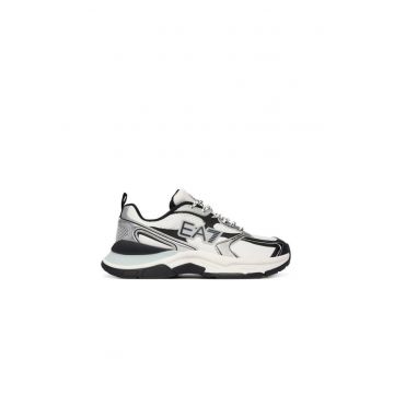 Pantofi sport barbati -  piele ecologica - alb -