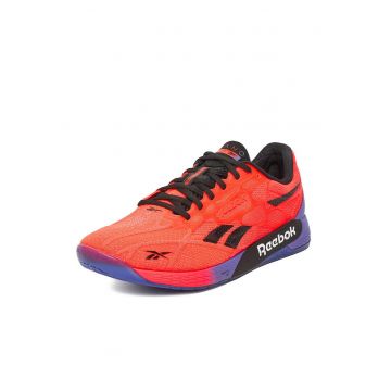 Pantofi sport barbati -  portocaliu - material sintetic