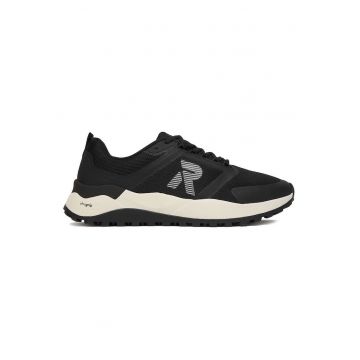 Pantofi sport barbati -  textil - confortabili - talpa groasa - negru