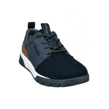 Pantofi sport barbati -  Textil - Multicolor - 98754 - Albastru