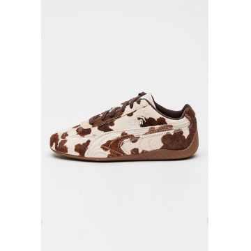 Pantofi sport cu animal print Speedcat - Maro/Alb murdar