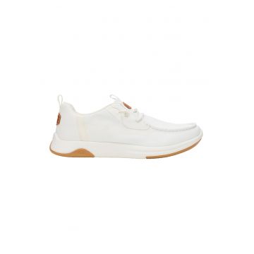 Pantofi sport cu detalii logo - Alb
