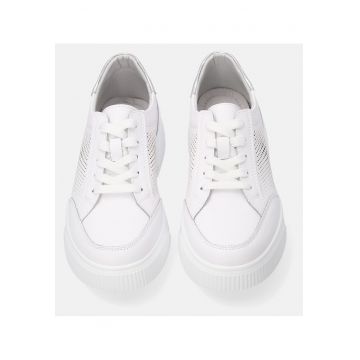 Pantofi sport cu platforma si perforatii