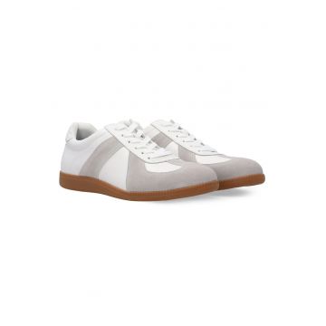 Pantofi sport de piele cu sireturi