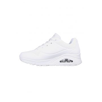 Pantofi sport de piele ecologica Uno Stand On Air - Alb