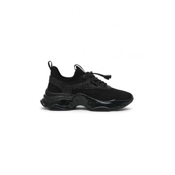 Pantofi sport decorati cu strasuri Match-RE - Negru