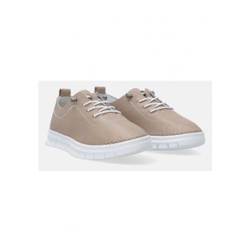 Pantofi sport din piele - Bej - Bej