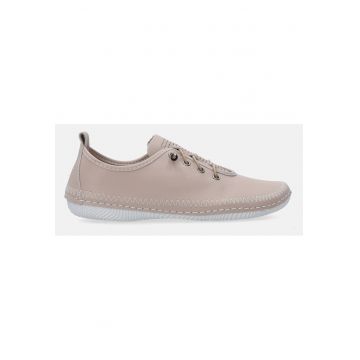 Pantofi sport din piele cu profil jos -