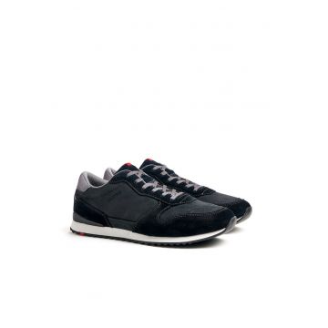 Pantofi Sport  EDMOND Piele Negru - Negru