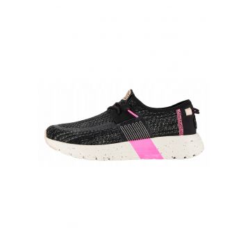 Pantofi Sport Femei Spuma EVA - Sirocco Sport Stripe - Negru - Negru