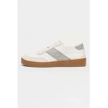 Pantofi sport Kaycee cu garnituri din piele intoarsa - Alb/Gri