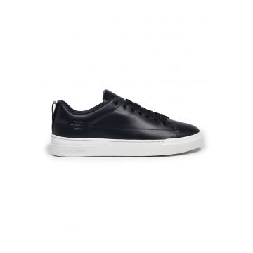 Pantofi sport low-cut de piele - Albastru ultramarin