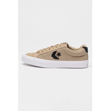 Pantofi sport low-cut din material textil - Bej