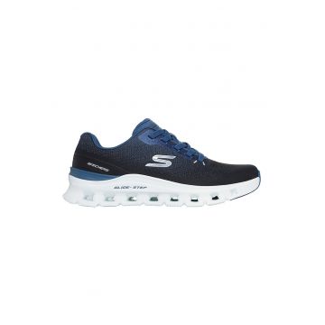 Pantofi sport low-cut Glide-Step Pro Waverra - Negru/Albastru inchis