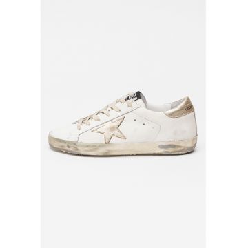 Pantofi sport low-cut Super-Star Classic - Alb/Auriu rose