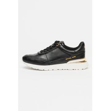 Pantofi sport Nova din piele - Auriu/Negru