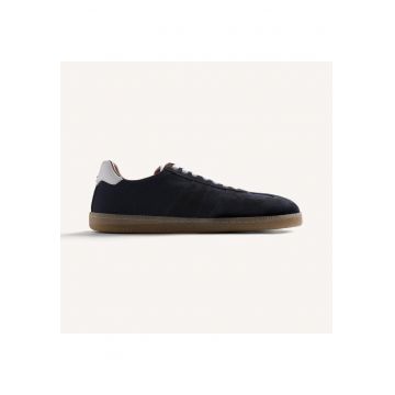 Pantofi sport Rongo Llow-cut din piele intoarsa - Albastru ultramarin