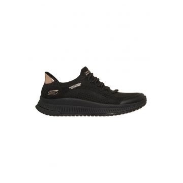 Pantofi sport slip-ins din plasa Bobs squad 4 - Auriu/Negru