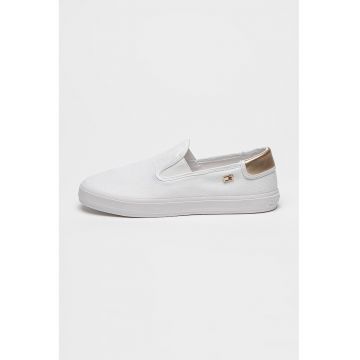 Pantofi sport slip-on de panza Vulc - Alb optic