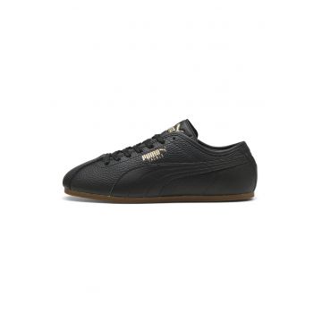 Pantofi sport Tackle L de piele cu garnituri de piele ecologica - Negru