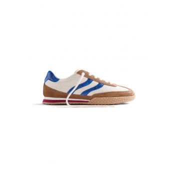 Pantofi sport textili Blomkest - Bej/Albastru