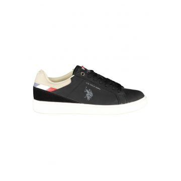 Sneakers barbati - U.S. POLO BEST PRICE - 40% Poliester - 60% Poliuretan - Negru - 23744 - Negru