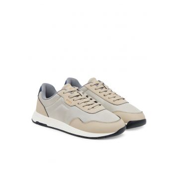 Tenisi barbati  model 264 - gri/bej - textil