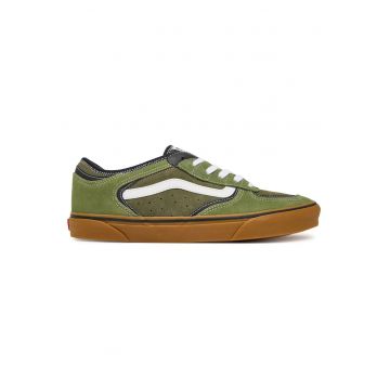Tenisi barbati -  piele naturala - verde -