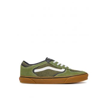 Tenisi barbati -  piele naturala - verde -